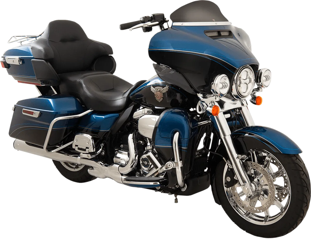 Klock Werks KW05-01-0319 5in. Flare Low Windshield - Black