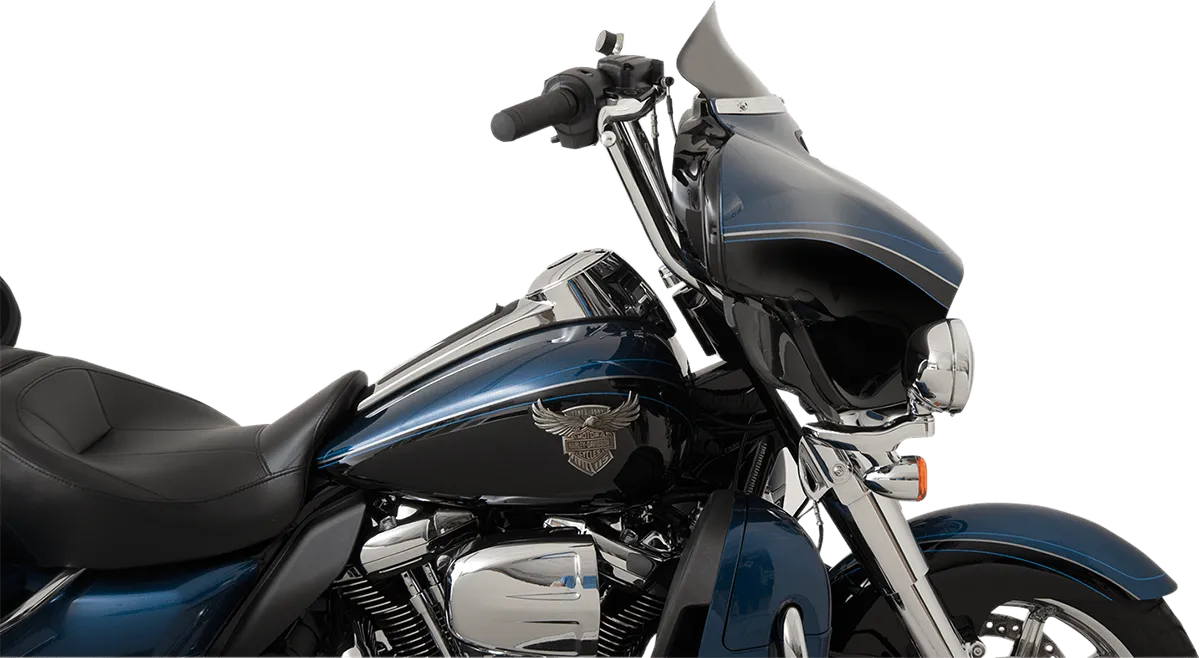 Klock Werks KW05-01-0319 5in. Flare Low Windshield - Black