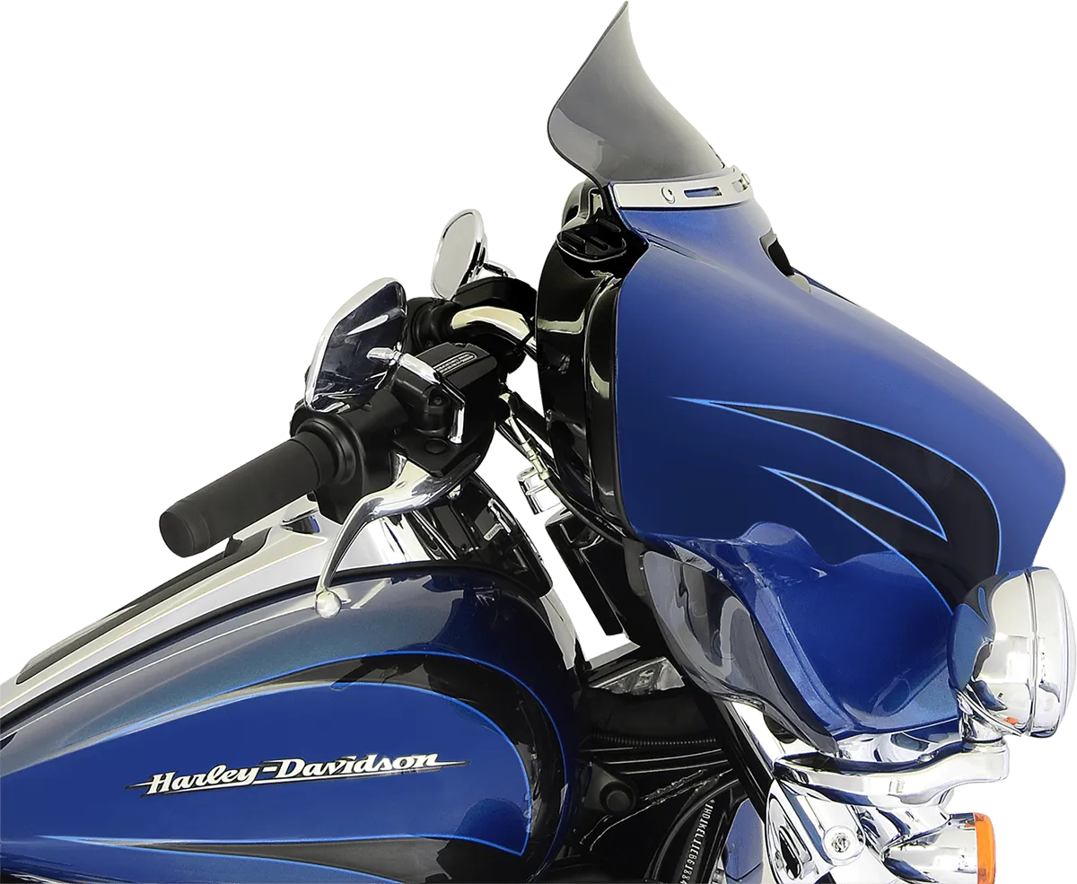 Klock Werks KW05-01-0389 5in. Flare Low Windshield - Dark Smoke