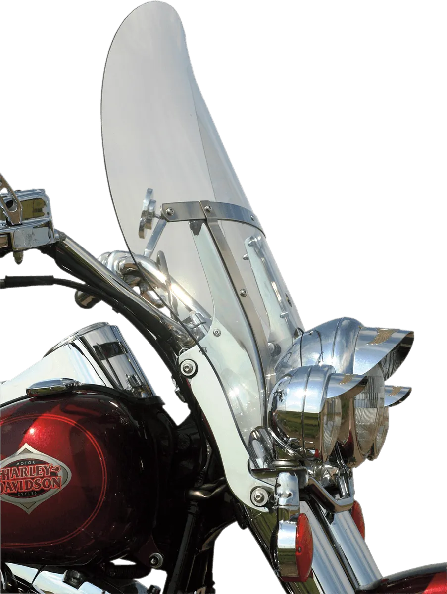 Klock Werks KW05-02-0218 20in. Flare Billboard Windshield - Clear