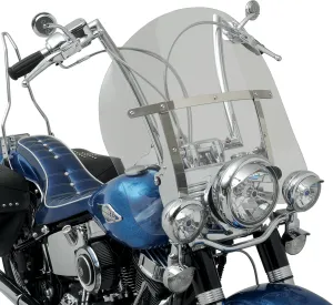 Klock Werks KW05-02-0235 17in. Flare Billboard Windshield - Clear