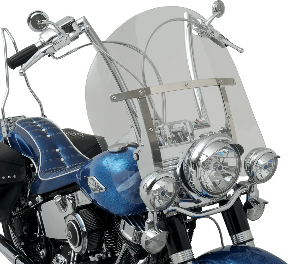 Klock Werks KW05-02-0235 17in. Flare Billboard Windshield - Clear