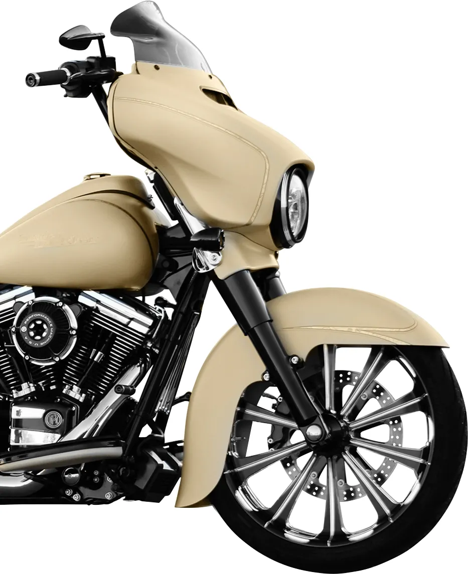 Klock Werks KW050102102014 8.5in. Flare Windshield - Dark Smoke