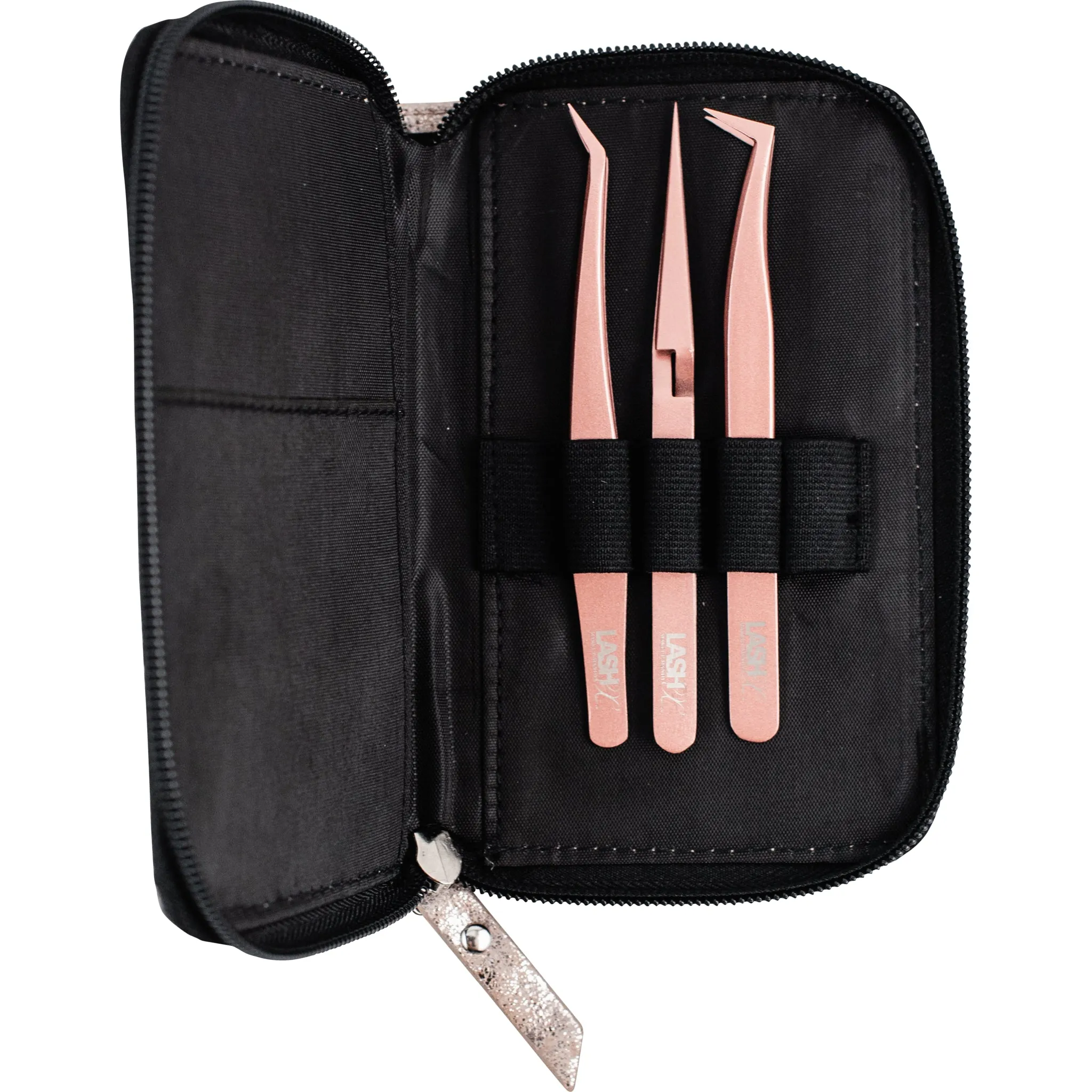 Lash Extension X-Type Tweezer - Rockstar Rose Gold