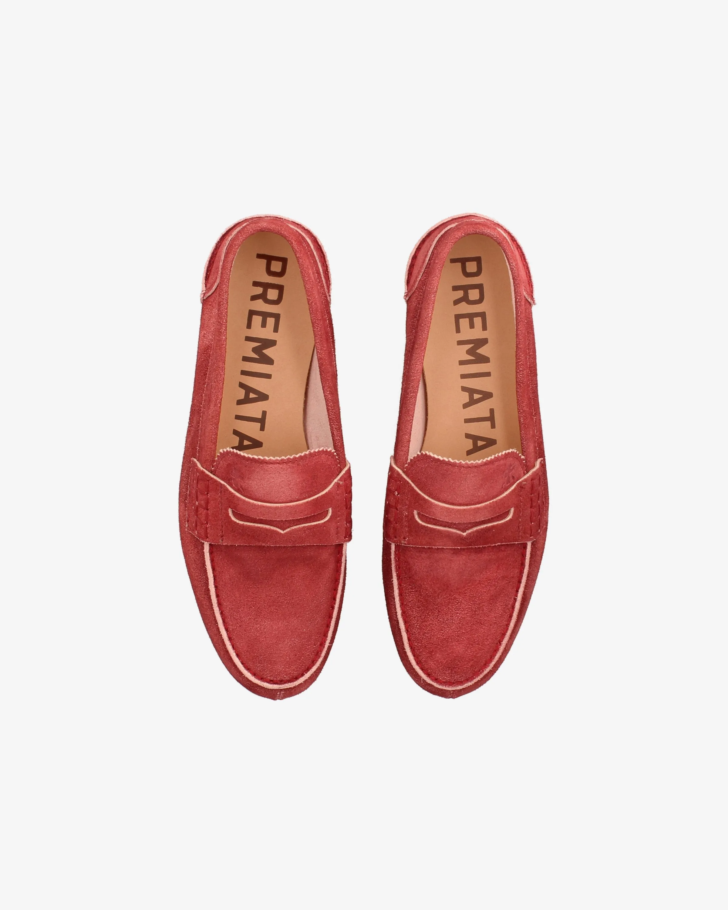Low Heel Suede Loafer