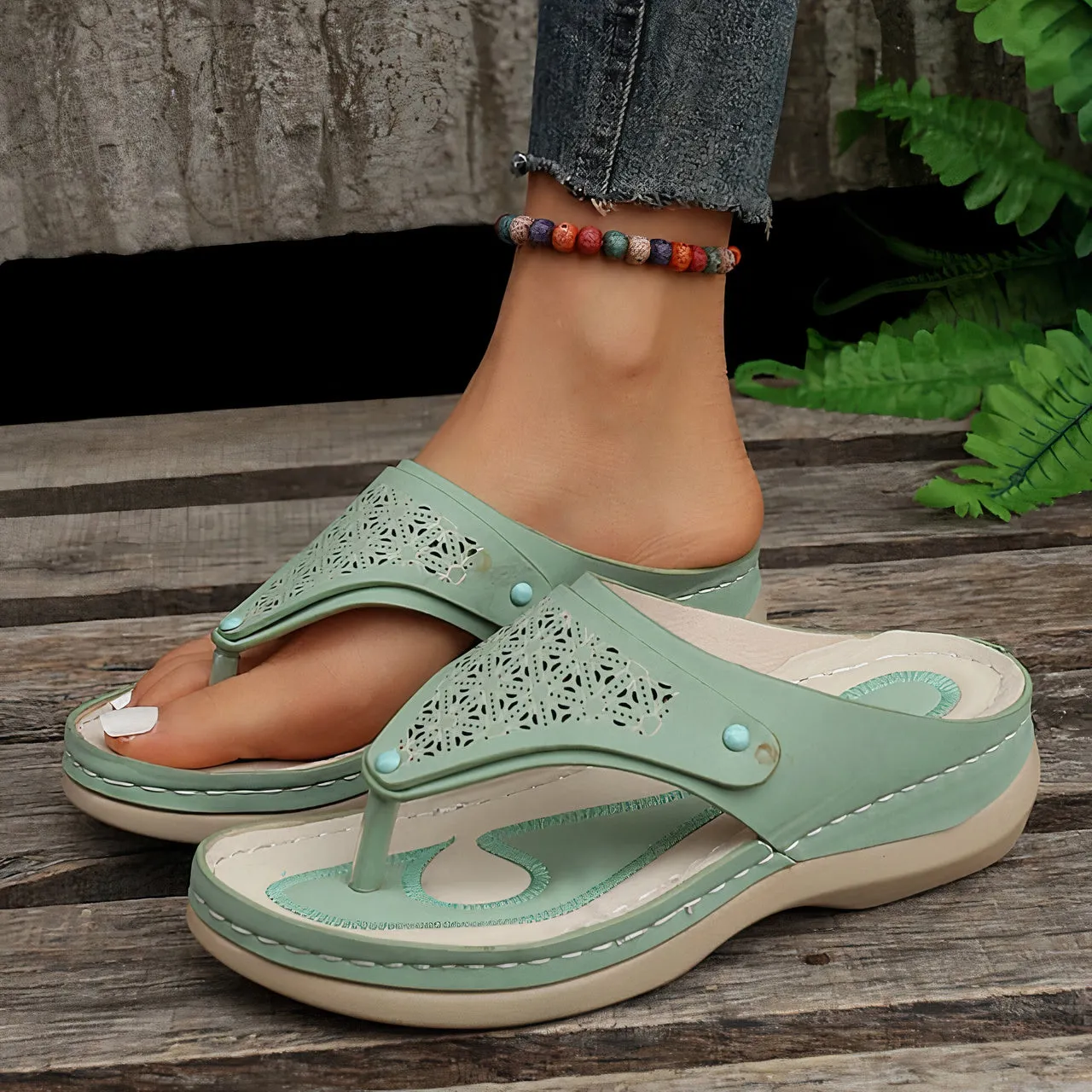 Lucía® | Orthopedic Leather Hiking Sandals