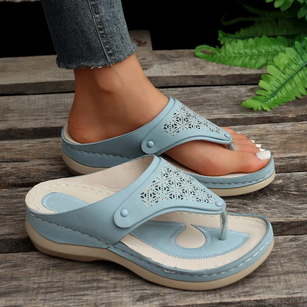 Lucía® | Orthopedic Leather Hiking Sandals