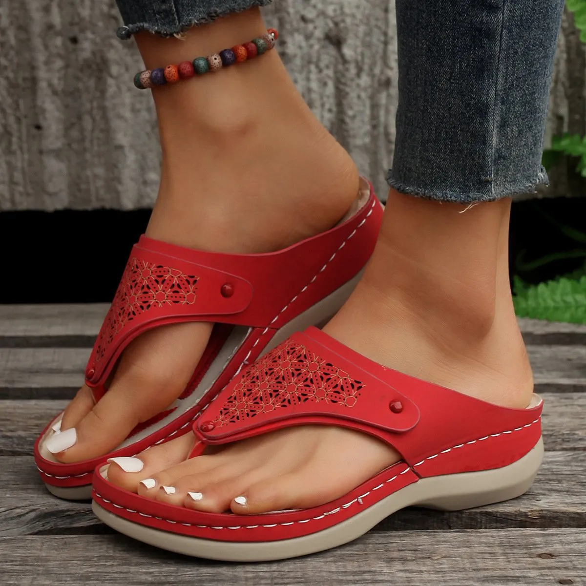 Lucía® | Orthopedic Leather Hiking Sandals