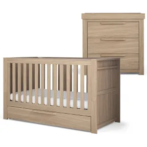 Mamas & Papas Franklin 2 Piece Roomset in Natural Oak