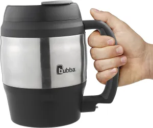 Massive Bubba 52 Oz Mug, Black! Perfect for hot coffee or a cold beer! Keeps hot for 3 Hrs & Cold for 12 Hrs!