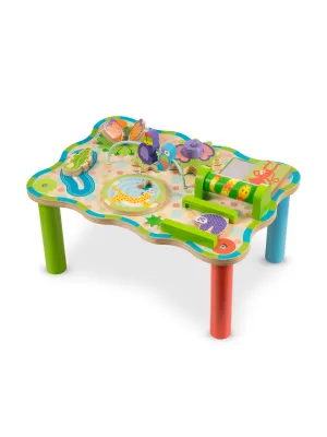 Melissa & Doug First Play Children?s Jungle Wooden Activity Table for Toddlers