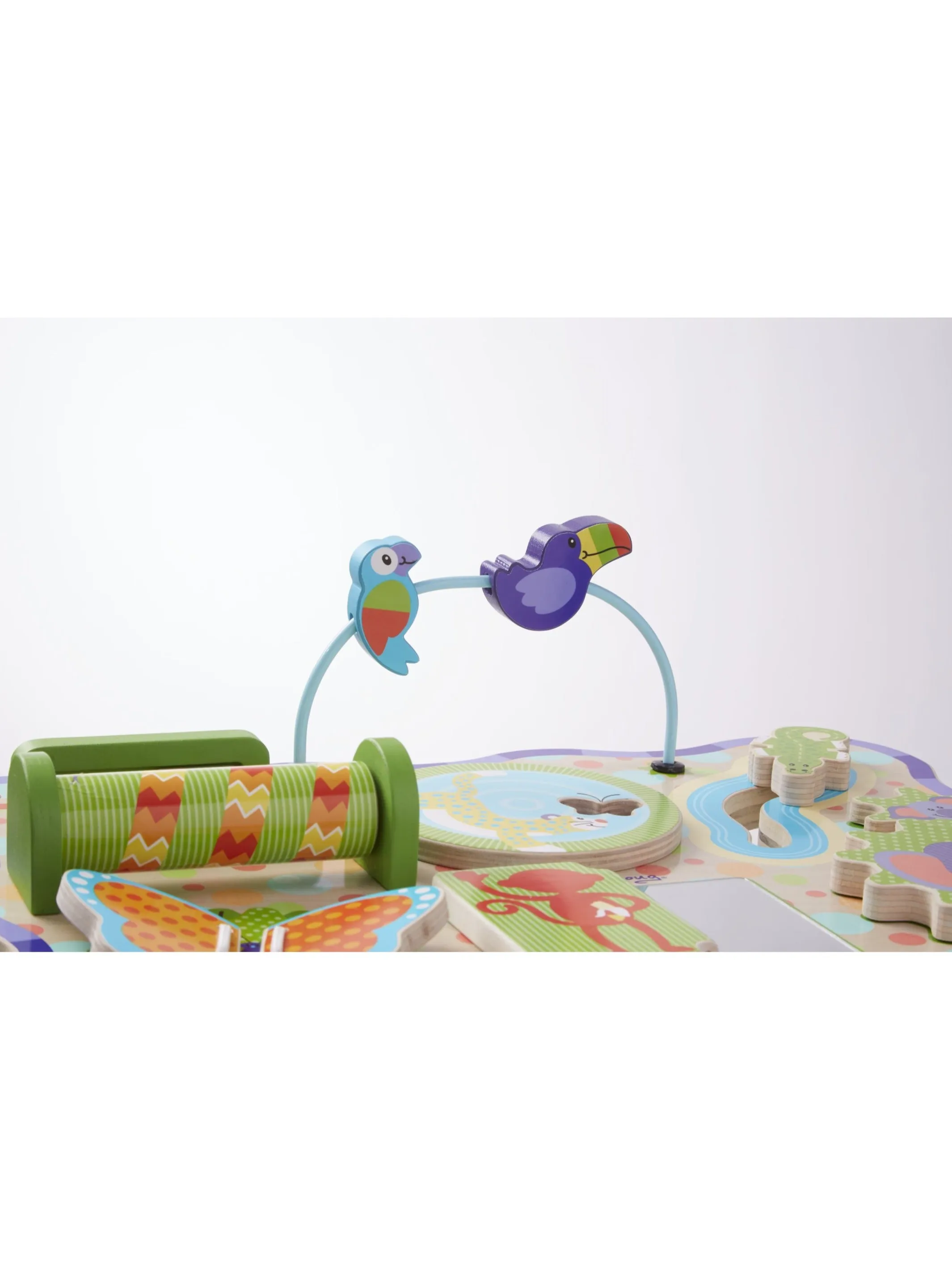 Melissa & Doug First Play Children?s Jungle Wooden Activity Table for Toddlers