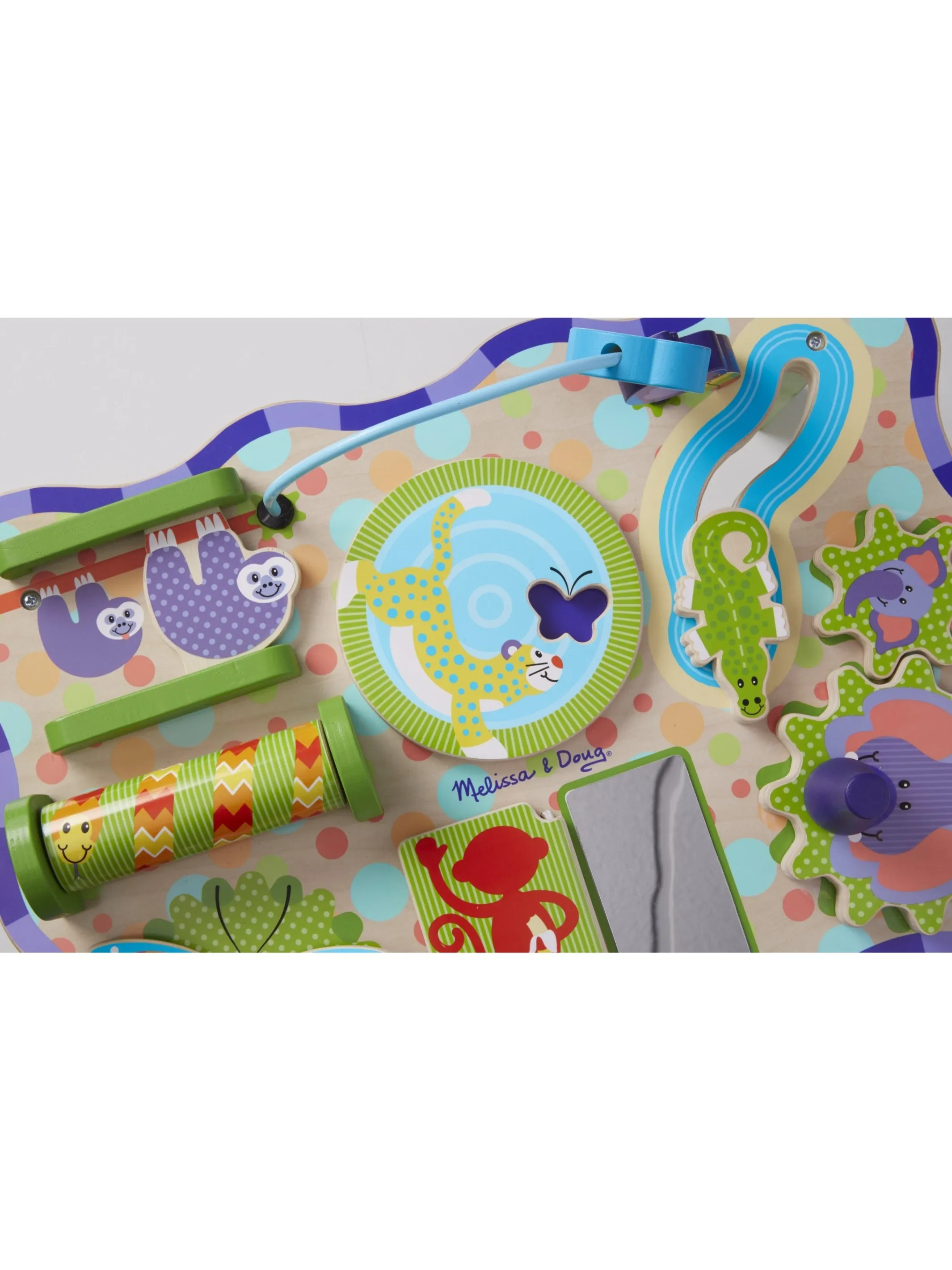 Melissa & Doug First Play Children?s Jungle Wooden Activity Table for Toddlers