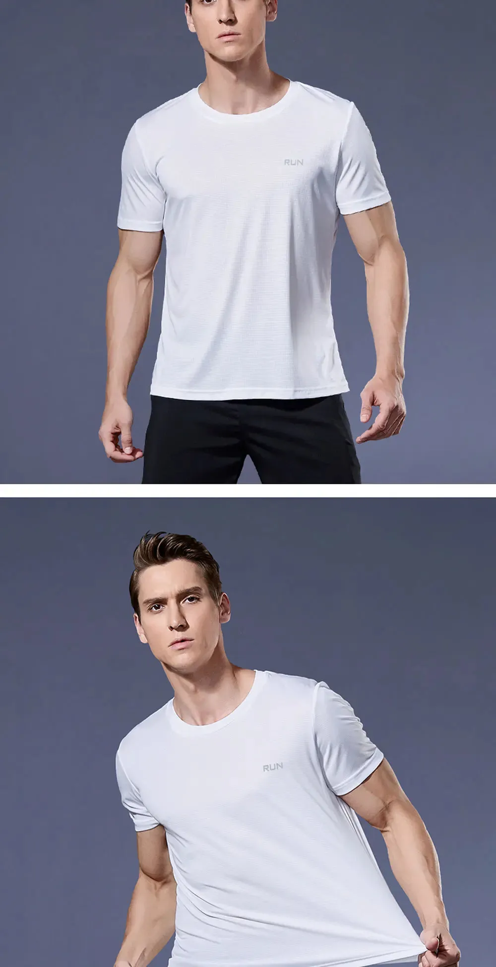 Men's Running T-Shirts, Quick Dry Sport T-Shirts, Fitness Gym Running Shirts, Soccer Shirts Men's Jersey Sportswear Gym Clothing