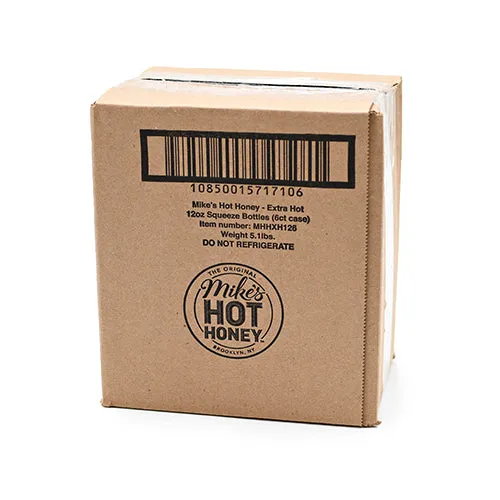 Mike's Hot Honey - EXTRA HOT - 6 x 12oz Bottle - Restaurant and Foodservice Ingredients - Canadian Distribution