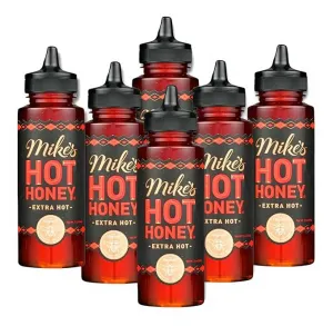 Mike's Hot Honey - EXTRA HOT - 6 x 12oz Bottle - Restaurant and Foodservice Ingredients - Canadian Distribution