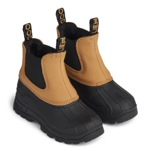 Miky Waterproof Ankle Chelsea Boots (Golden caramel)