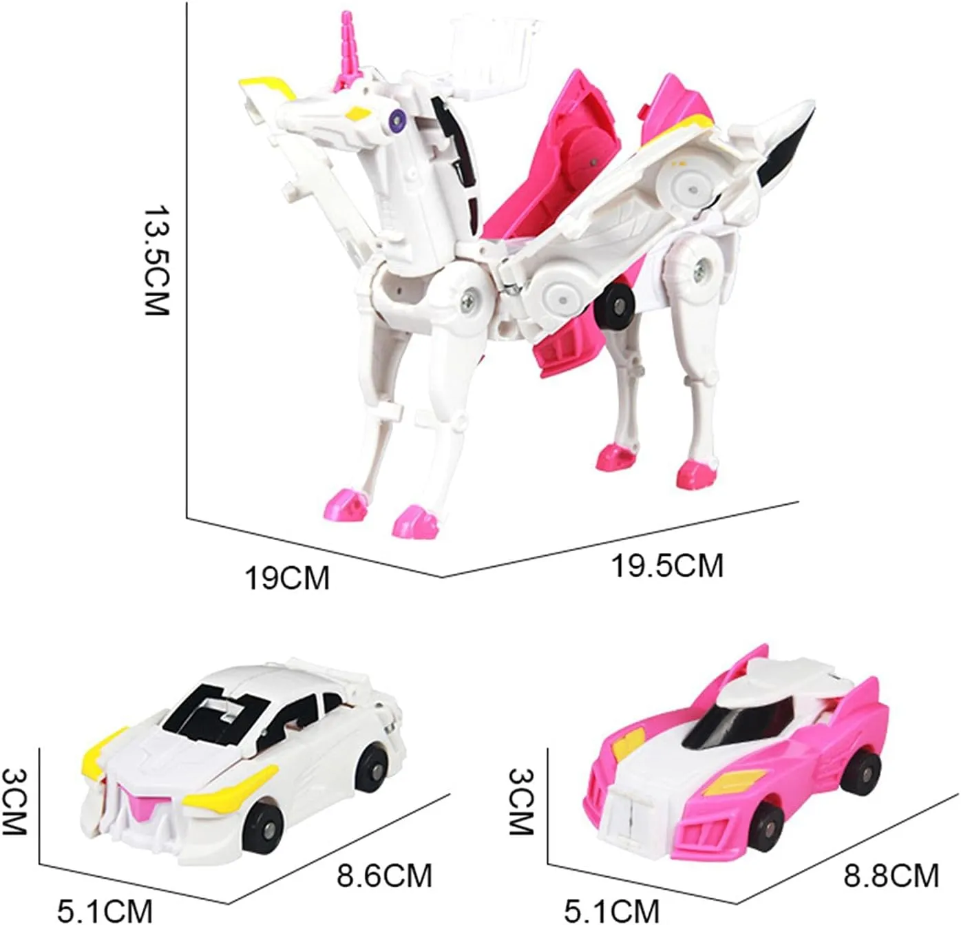 Miracle of Transformation - Unicorn Transformer Car