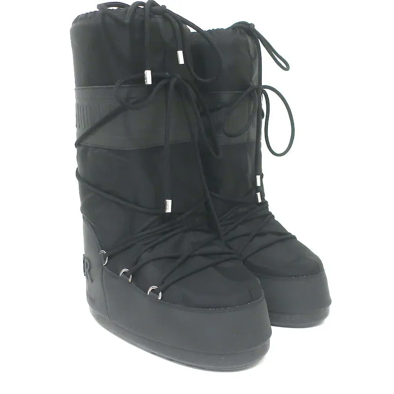 Moncler Venus Moon Boots Black Size 7/8.5 NEW