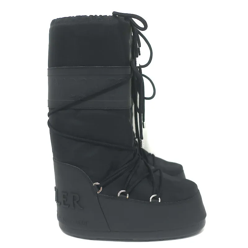 Moncler Venus Moon Boots Black Size 7/8.5 NEW