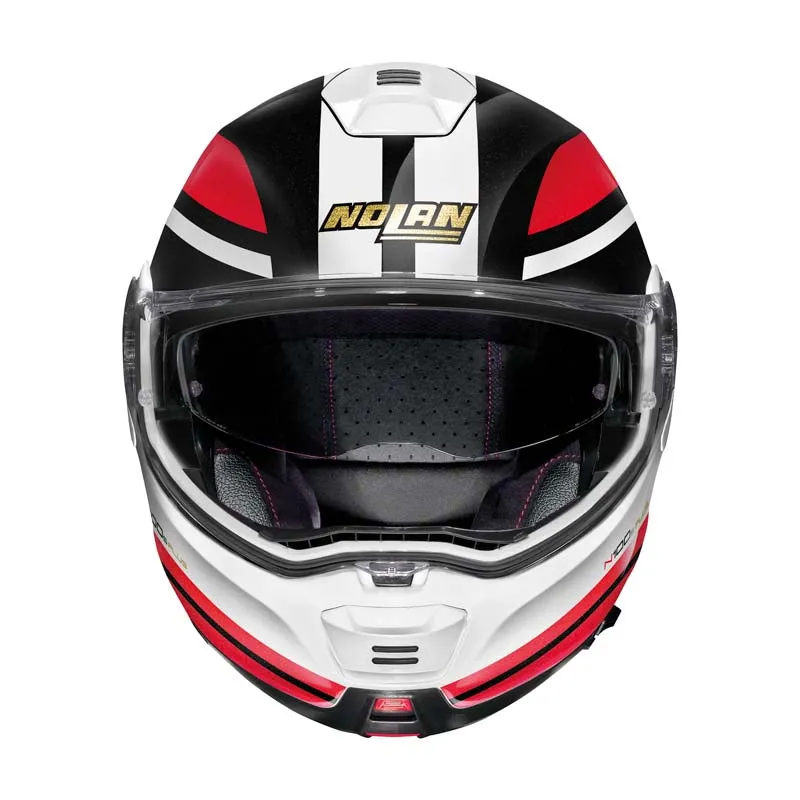 Nolan N100-5 PLUS N-Com 50th Anniversary Flip Face Helmet - red/black/white