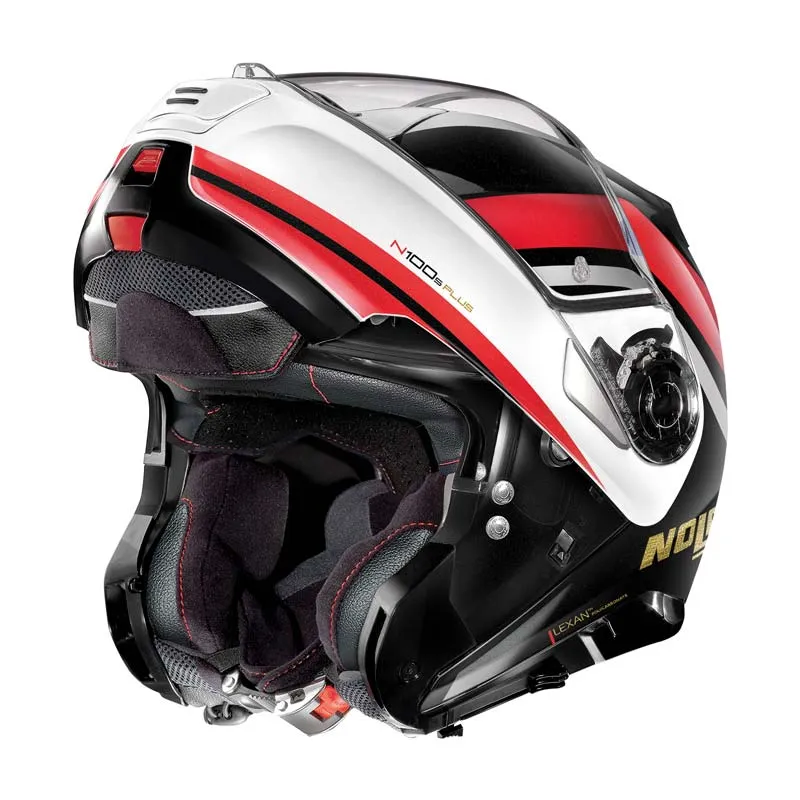 Nolan N100-5 PLUS N-Com 50th Anniversary Flip Face Helmet - red/black/white