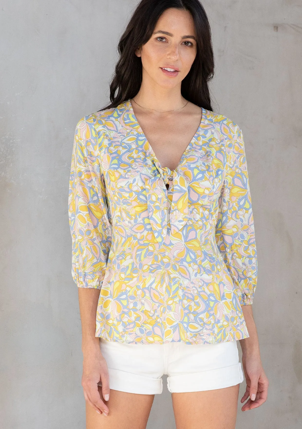 Nova Tie Front Top