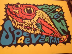 Peelander-Z Space Vacation Art Print