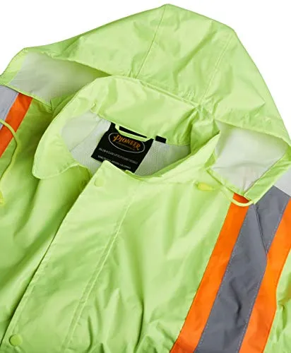 Pioneer V1080260 Heavy-Duty High Visibility Jacket and Pants Combo