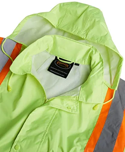 Pioneer V1080260 Heavy-Duty High Visibility Jacket and Pants Combo