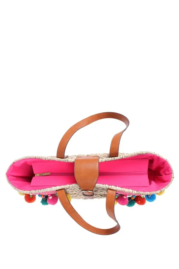 PomPoms on the Beach Bag