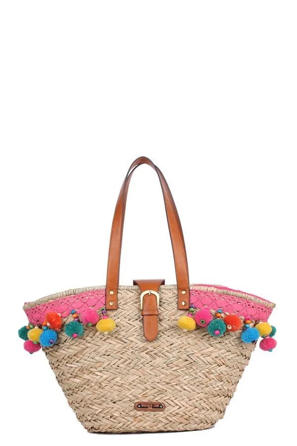 PomPoms on the Beach Bag