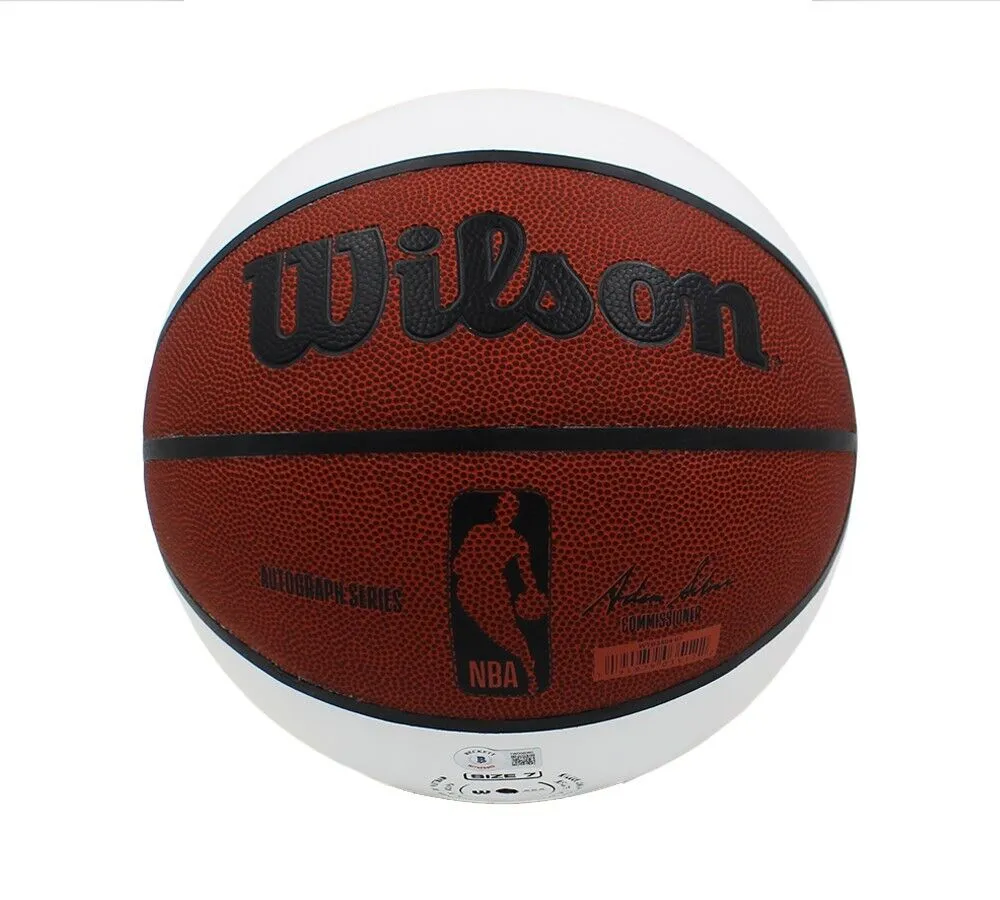 Ray Allen Signed Milwaukee Bucks Wilson White MLB Basketball