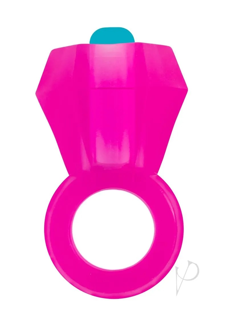 Rock Candy Bling Pop Ring Pink