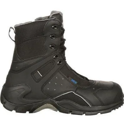 Rocky Men's 1st Med 8" Carbon Toe WP Public Service Boot -Black- FQ0911113