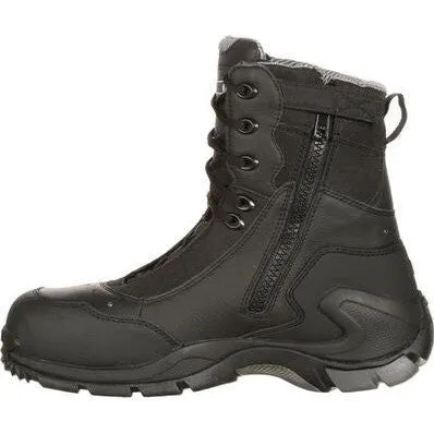 Rocky Men's 1st Med 8" Carbon Toe WP Public Service Boot -Black- FQ0911113