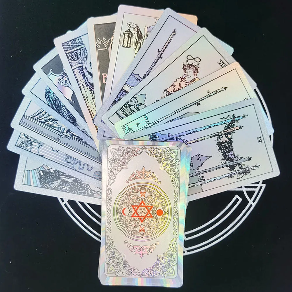 Rose Gold Tarot Card Set Table Game Astrology