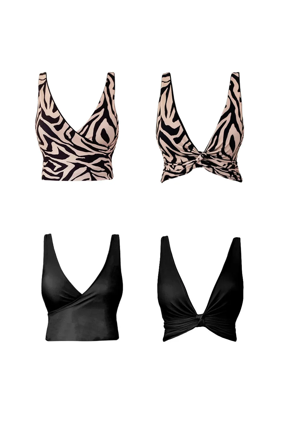 SAMPLE | Tulum Reversible Bikini Wrap Top