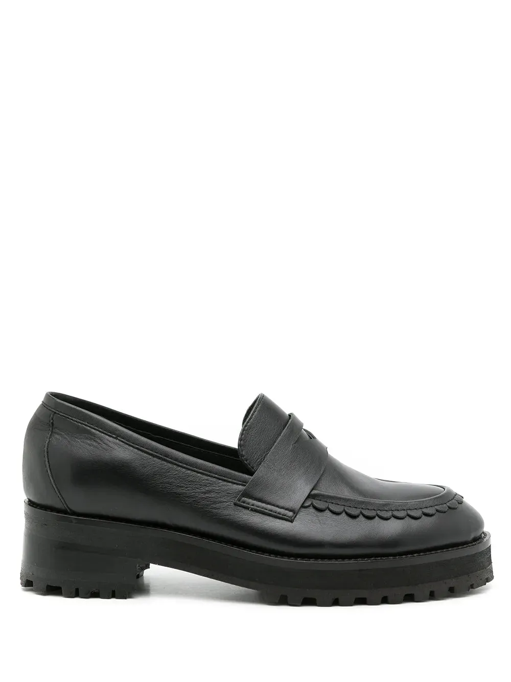 Sarah Chofakian Holly leather penny loafers