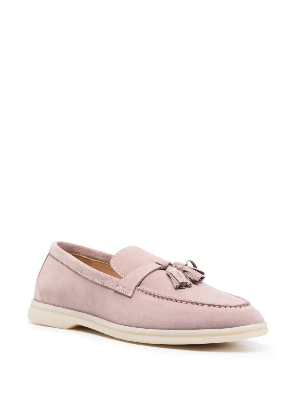 Scarosso tassel detail suede loafers