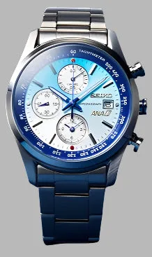 Seiko X ANA Boeing 787 Collaboration Limited Edition Quartz Chronograph SZER114
