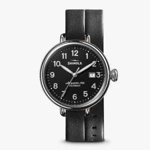 Shinola Big Birdy Stainless Steel & Leather-Strap Watch S0120208732