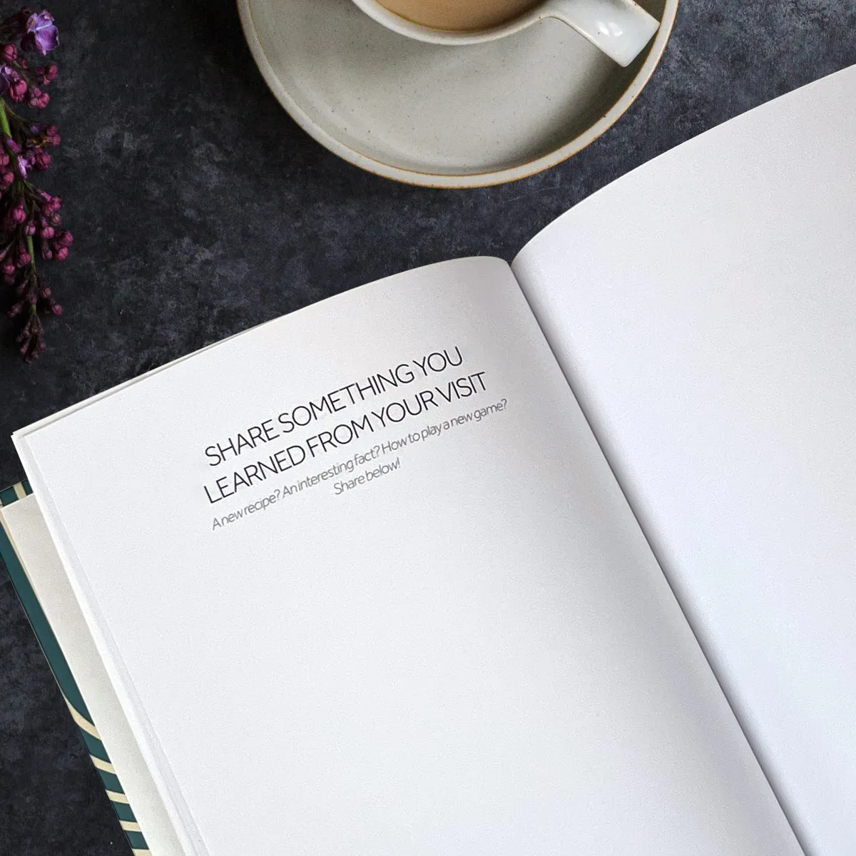 Slightly Imperfect Good Company Guest Book - Celebrating Every Visit