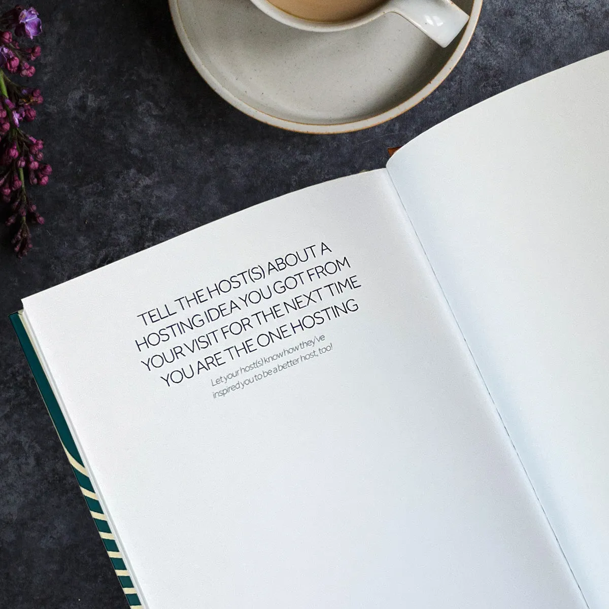 Slightly Imperfect Good Company Guest Book - Celebrating Every Visit