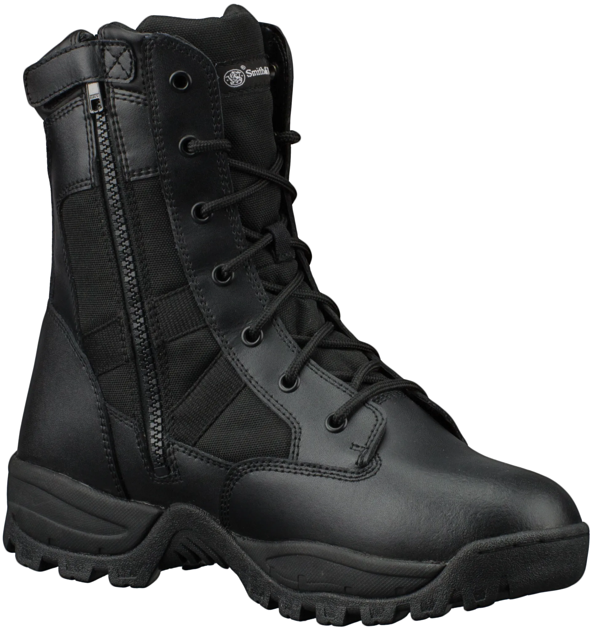 Smith & Wesson® Footwear Breach 2.0 Men's Tactical Waterproof Side-Zip - 8" Black - Boot