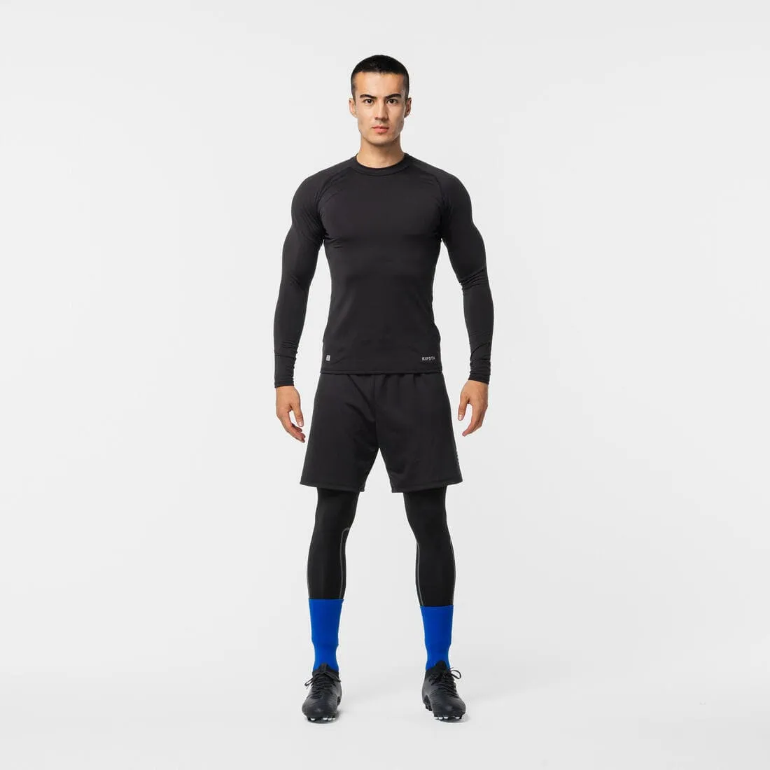 SOUS-VETEMENT THERMIQUE HAUT MANCHES LONGUES  ADULTE NOIR KEEPCOMFORT 100