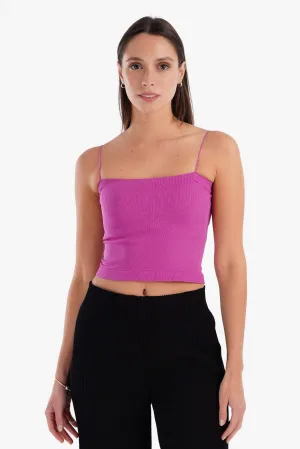 Spaghetti Straps Cropped Top