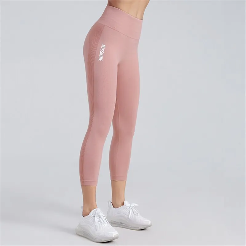 Sports Leggings 3/4 Length for Women Gym Leggings Sport Joggers Women Fitness Leggings Legins Mujer Gym Fashion Pants