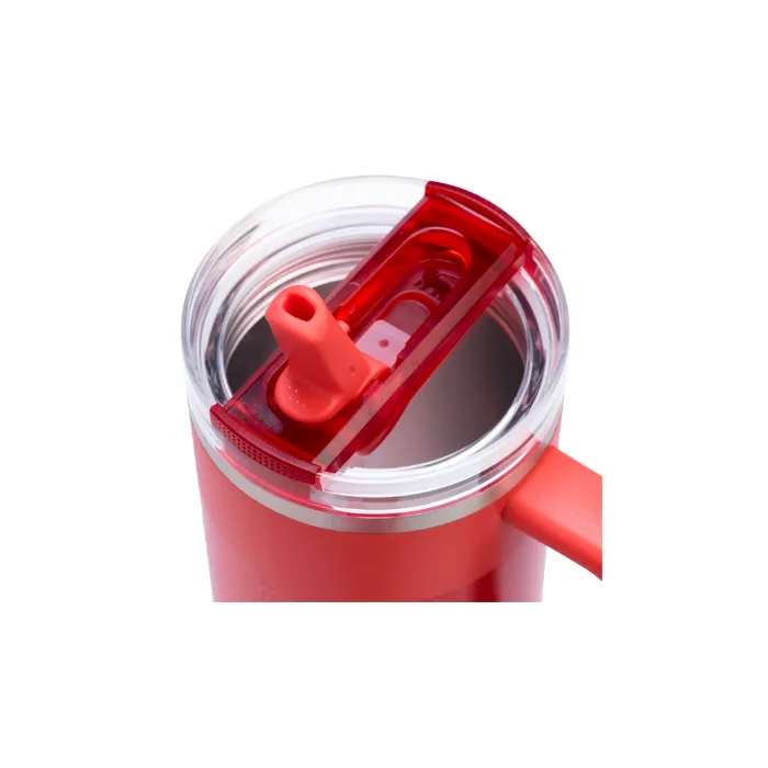 Stanley Quencher ProTour Flip Straw Tumbler "Hot Coral Fade"