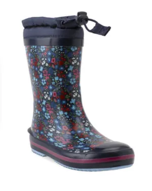 Start Rite Little Puddle Navy Floral